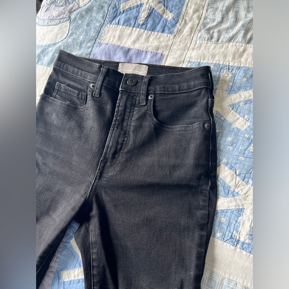 Everlane Womens Black High Rise Cotton Emo Punk Casual Skinny Jeans 26 Regular - Picture 2 of 12